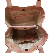 Bolsa 100% Em Couro Drilean Bg002 Flor Cor Nude Foto mini  2