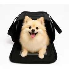 Bolsa Air Europa Avião Para Animais De Estimação Ska Petshop Transporte Cabine Air Europa Preta Tamanho Pequeno Foto  mini 1