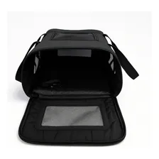 Bolsa Air Europa Avião Para Animais De Estimação Ska Petshop Transporte Cabine Air Europa Preta Tamanho Pequeno Foto mini  2