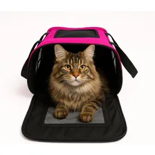 Bolsa Air Europa Avião Para Animais De Estimação Ska Petshop Transporte Cabine Air Europa Rosa Tamanho Pequeno Foto mini 3