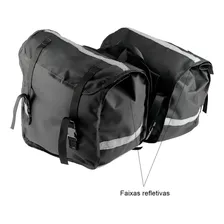 Bolsa Alforge Lateral Moto Universal Em Nylon 21 A 26 Litros Cor Preto Foto mini 4