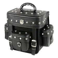 Bolsa Alforge Traseiro Moto Custom Mini 22l Tondin Forza Cor Preto Foto  mini 1