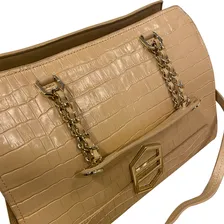 Bolsa Arezzo Tote Nude Couro Croco Kopen Grande Foto mini 2