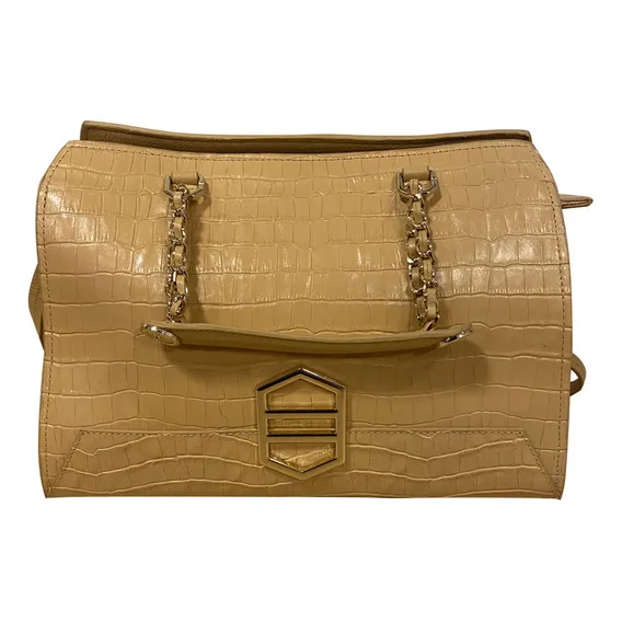 Bolsa Arezzo Tote Nude Couro Croco Kopen Grande Foto 1