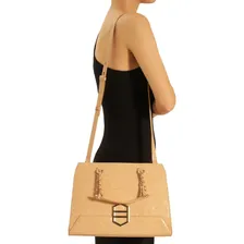 Bolsa Arezzo Tote Nude Couro Croco Kopen Grande Foto mini 4