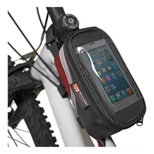 Bolsa Atrio Para Bike Com Porta Celular Ciclismo Pedal Bi022 Cor Preto Foto mini 4