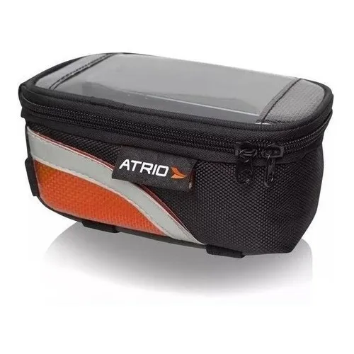 Bolsa Atrio Para Bike Com Porta Celular Ciclismo Pedal Bi022 Cor Preto Foto 1