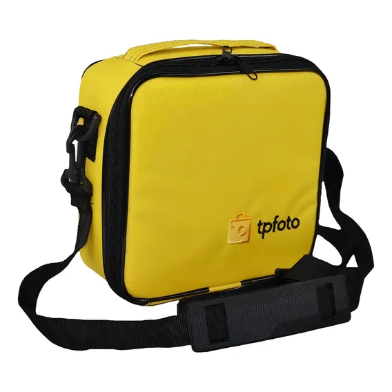 Bolsa Bag P/ Câmera Fotográfica E Lente Go Cam Amarela Foto 1