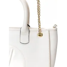 Bolsa branca feminina Vizzano com corrente Foto mini 4