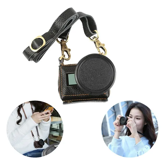 Bolsa Capa Case Protetora Em Couro Artesanal Para Gopro 5-7 Foto 1