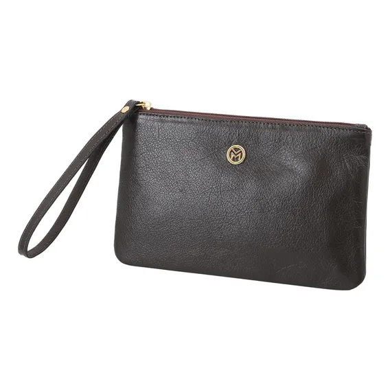 Bolsa Carteira Clutch Couro Legítimo Feminina Mariart 263 Foto 1