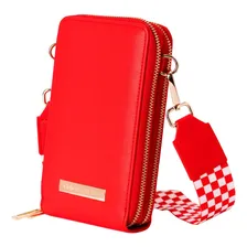 Bolsa Carteira Porta Celular Vermelha - Imaginarium Foto  mini 1