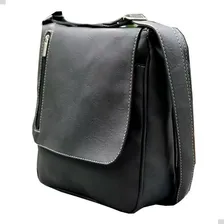 Bolsa Carteiro Pasta Mala Tiracolo Masculino Couro Eco Bm02 Foto mini  3