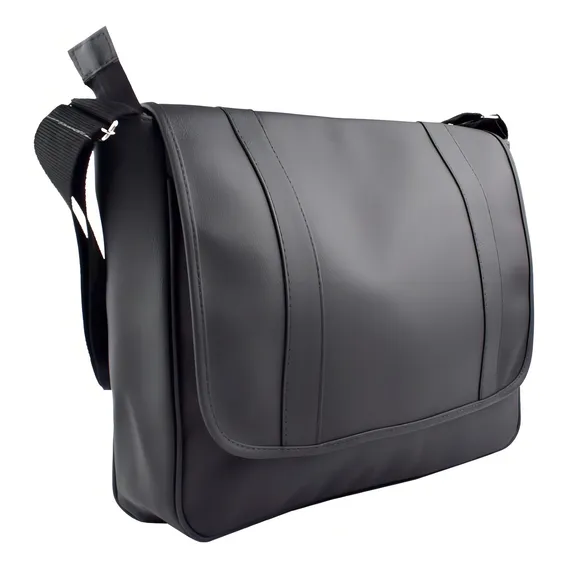 Bolsa Carteiro Pasta Social Masculina Notebook Preta 191 Cor Preto Foto 1