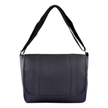 Bolsa Carteiro Pasta Social Masculina Notebook Preta 191 Cor Preto Foto mini 2