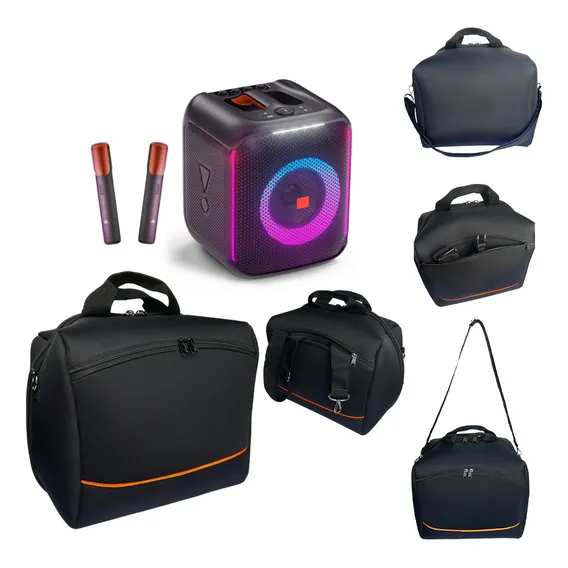 Bolsa Case Capa - Jbl Partybox Encore E Essential Bolso Alça Cor Preto Foto 1