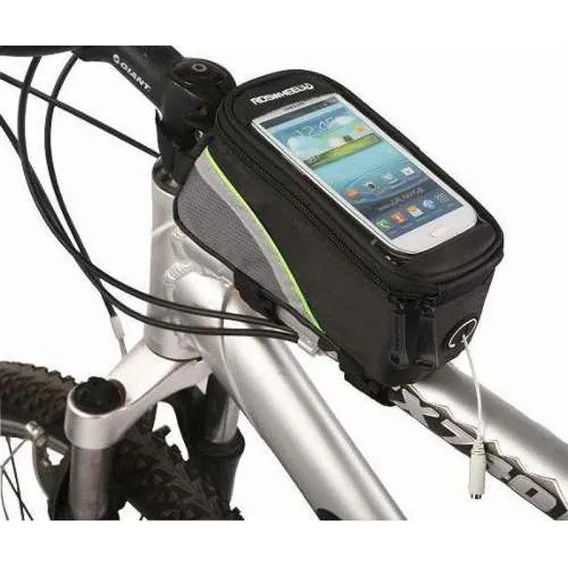 Bolsa Case Porta Celular Suporte Quadro Bicicleta Cicli Bike Foto 1