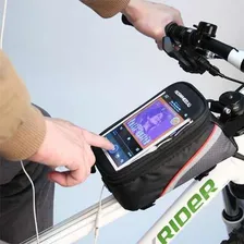 Bolsa Case Porta Celular Suporte Quadro Bicicleta Cicli Bike Foto mini  2