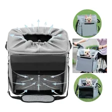Bolsa Cesta Transporte Pet Bike Carro Bicicleta Cães Gatos Foto mini 1