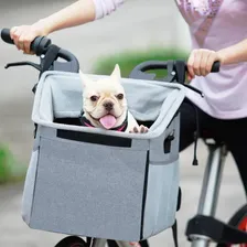 Bolsa Cesta Transporte Pet Bike Carro Bicicleta Cães Gatos Foto mini 2