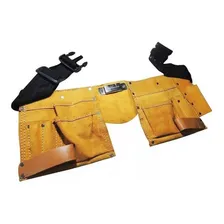 Bolsa Cinto Kit Ferramentas Eletricista Couro 11 Bolsos Foto mini 3