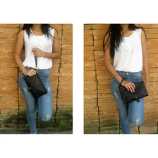 Bolsa Clutch Madamix Clutch Carteira De Mão - Preta Foto mini  3