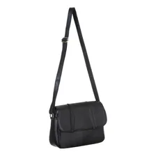 Bolsa De Couro Feminina Transversal De Ombro Primeira Linha Cor Preto Foto mini 2