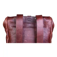 Bolsa De Couro - Primitive Tabaco Pedrinho Bancos Cor Marrom-escuro Foto mini 4
