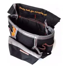Bolsa De Ferramentas Eletricista Marceneiro 8 Cartucheiras Cor Preto Foto mini 2