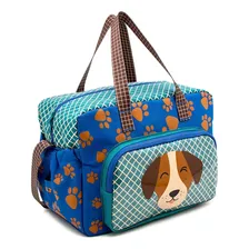 Bolsa De Passeio Mait Cachorrinho Azul Foto mini  2