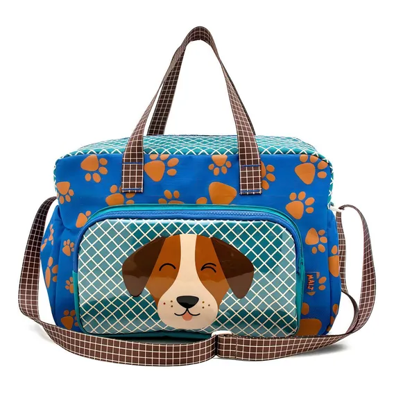 Bolsa De Passeio Mait Cachorrinho Azul Foto 1
