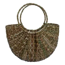 Bolsa De Praia Meia Lua De Taboa 38x12x30 Foto mini 1