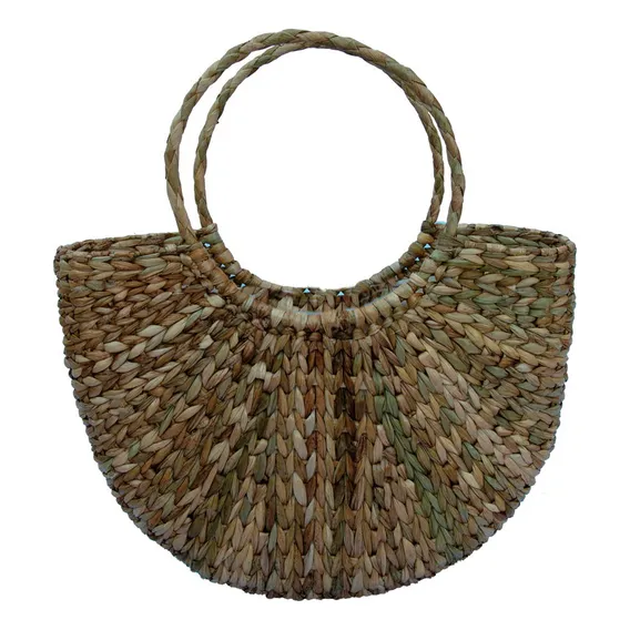 Bolsa De Praia Meia Lua De Taboa 38x12x30 Foto 1