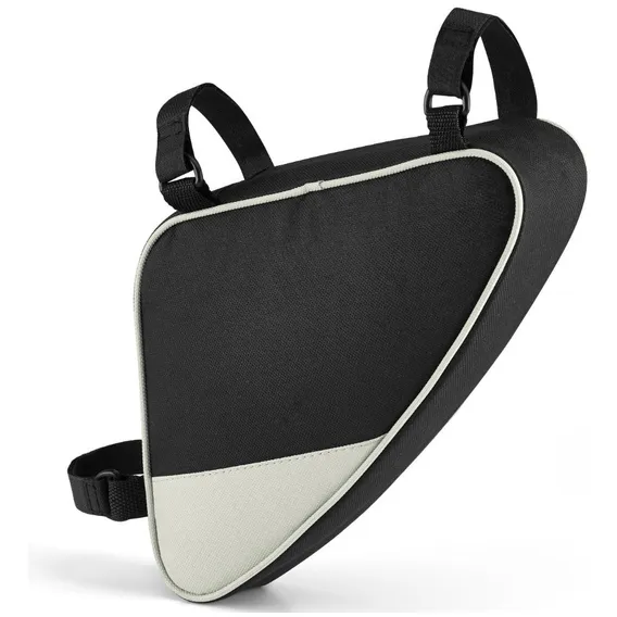 Bolsa De Quadro Para Bicicleta Topget Preto E Cinza Foto 1