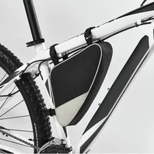 Bolsa De Quadro Para Bicicleta Topget Preto E Cinza Foto mini  2