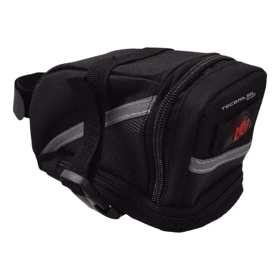 Bolsa De Selim Bike Porta Objetos Cinta Ajustável Wolfbase Foto 1