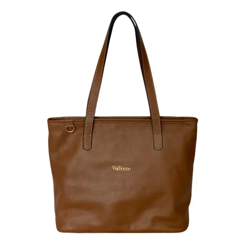 Bolsa Em Couro Feminina 100% Legitimo Tamanho Médio Foto 1