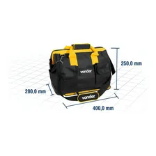 Bolsa Em Lona Ferramentas Bl 070 - Vonder Cor Preto Foto mini 3