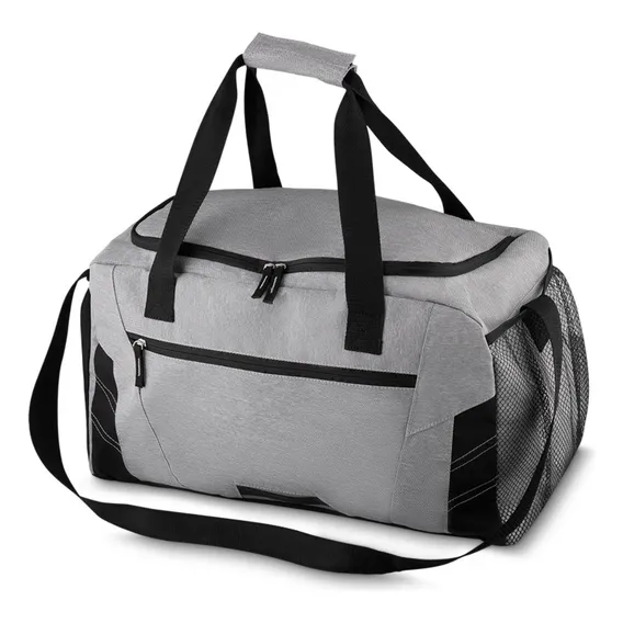 Bolsa Esportiva Intense Topget Cor Cinza Mesclado Foto 1