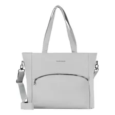 Bolsa Executiva Feminina Donna Cinza Foto  mini 1