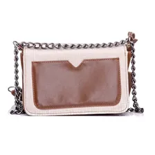 Bolsa Feminina Com Alça De Corrente, Palha Dhaffy Foto  mini 1