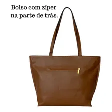 Bolsa Feminina Couro LegĂtimo Direto Da Fábrica Cor Marrom Foto mini 4