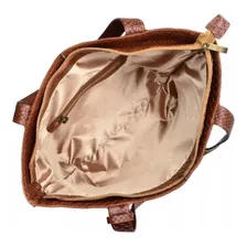 Bolsa Feminina Couro Legitimo Kit Grande E Pequena Cor Caramelo Foto mini 2