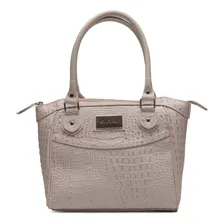 Bolsa Feminina Couro Legitimo Sifra Cor CROCĂO OFF WHITE Foto mini 1