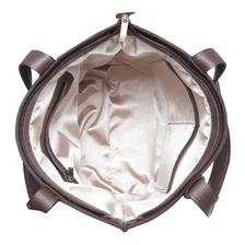 Bolsa Feminina Grande Couro Legitimo+ Bolsinha +carteira Cor Marrom Foto mini 3