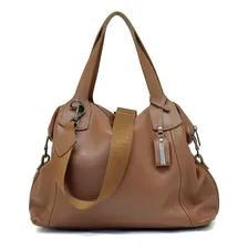 Bolsa Feminina Grande Couro Legitimo Macio Cor Caramelo Foto  mini 1