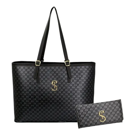 Bolsa Feminina Grande De Lado E Carteira Linda Dubai Lançamento Foto 1