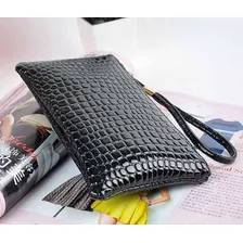 Bolsa Feminina Preta De Mão Festa Casamento Formatura Noite Cor Preto Foto mini 4
