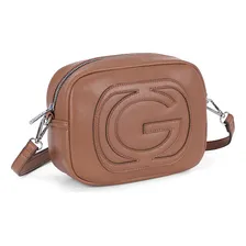 Bolsa Feminina Tiracolo Com Alça Removível Gash Cor Cáqui Foto  mini 1