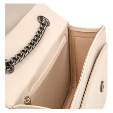 Bolsa Feminina Transversal Clutch Lisa Alça De Corrente Cor Branco Foto mini 4